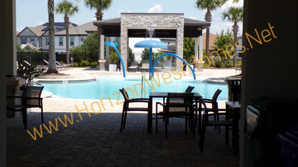 TwinWaters Pool Winter Entrance New Homes