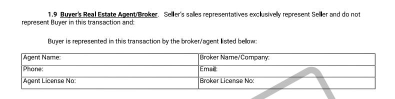 Home builder sales team represent home builder