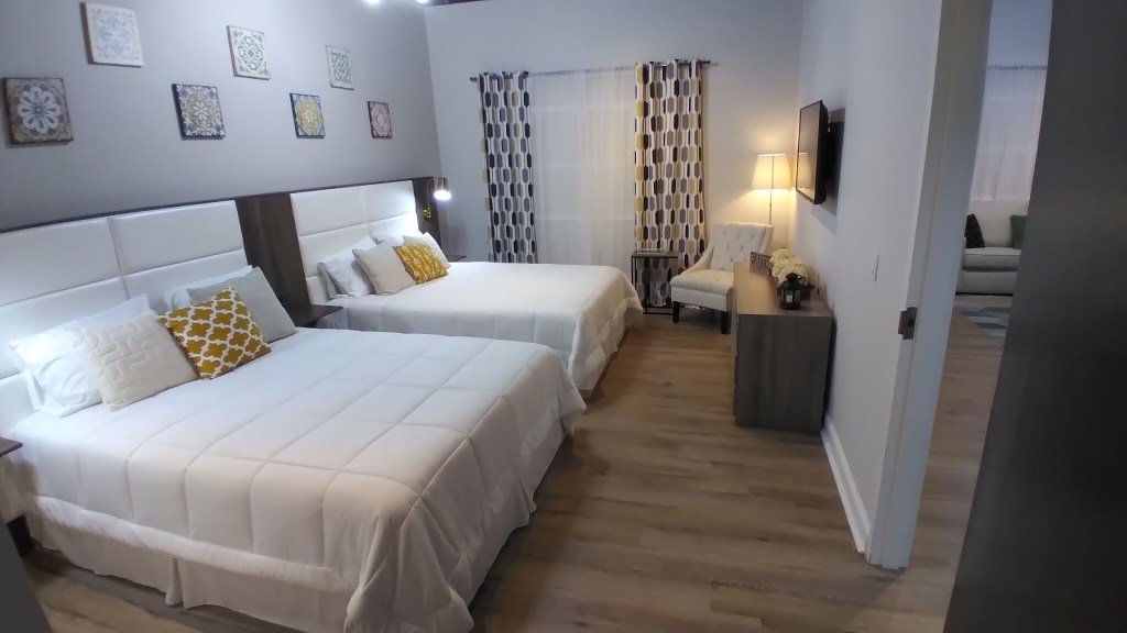 Second and Third Bedroom are this size at Sycamore Resort Kissimmee 