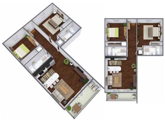 Regal Palms resort single or half size balcony 2 bed condo