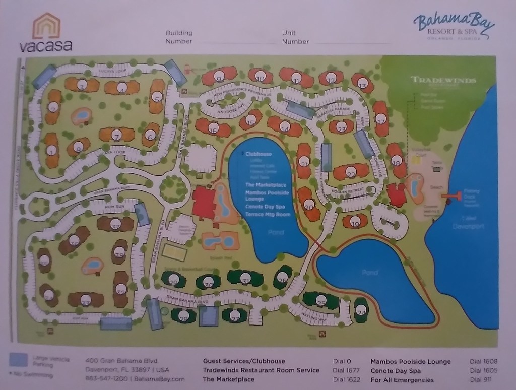 Bahama bay Condos for sale. Community site map. Vacation rental homes