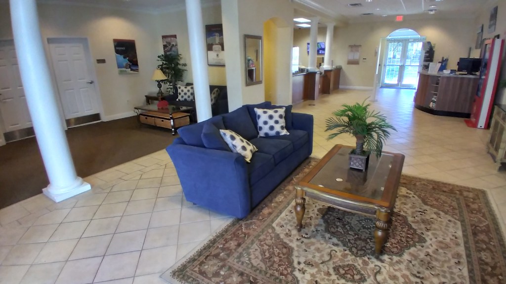 Blue Heron Beach Resort Condos for sale. Lobby Check In