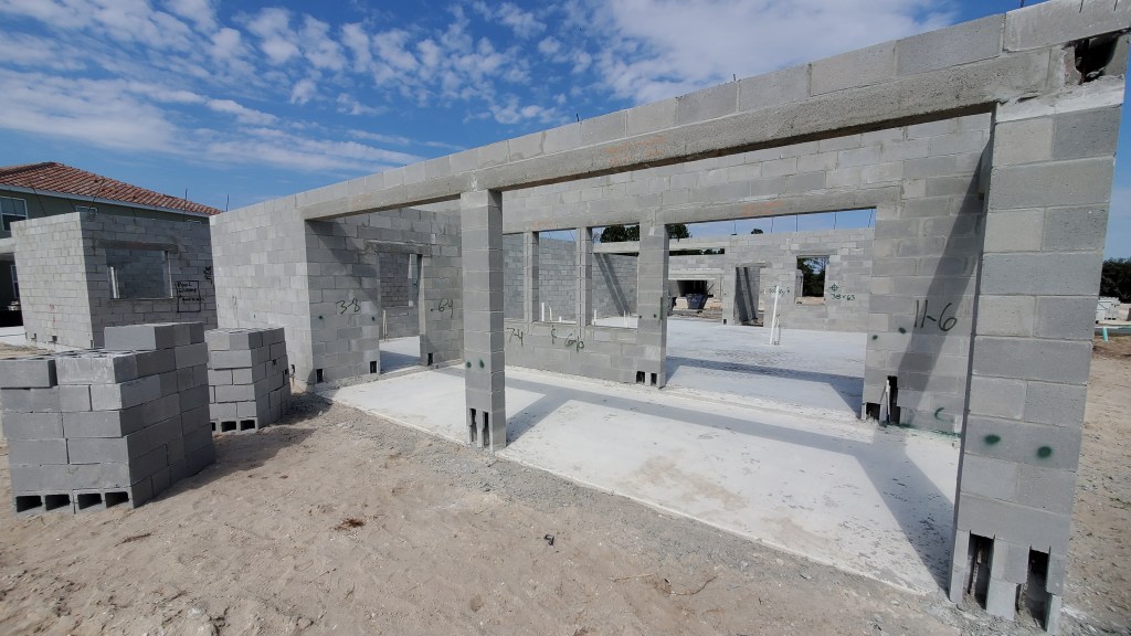 First Floor Cement Block is u