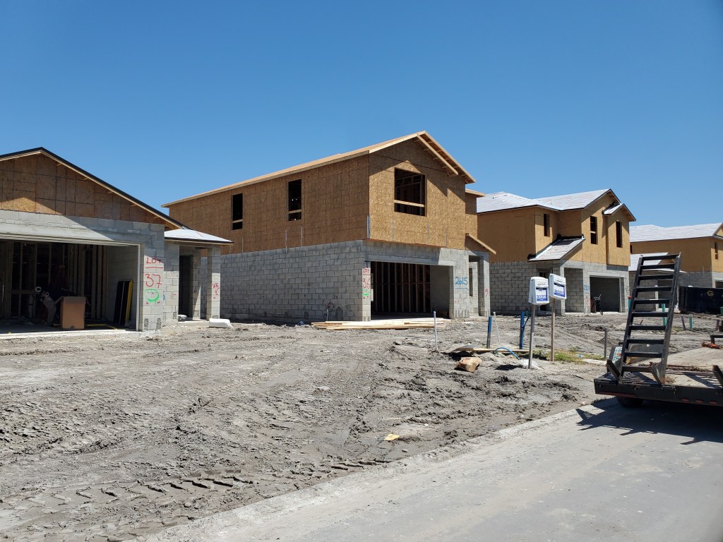 Wood Frame on Block OSB Board