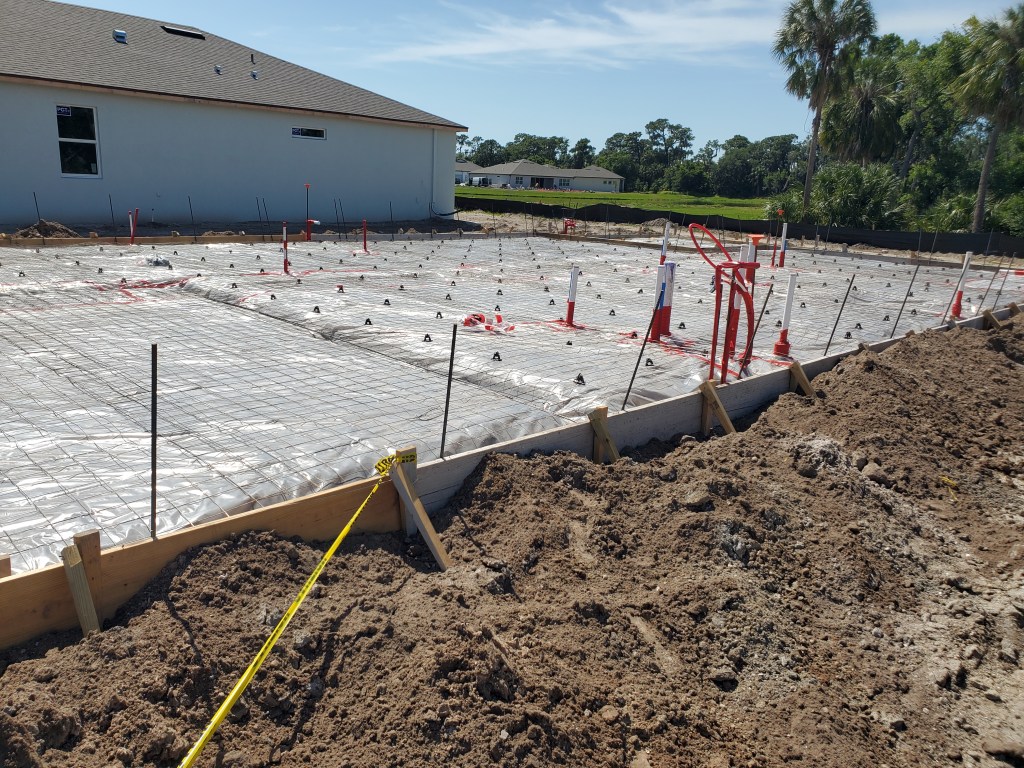 End Stage before the Cement is Poured on the foundation